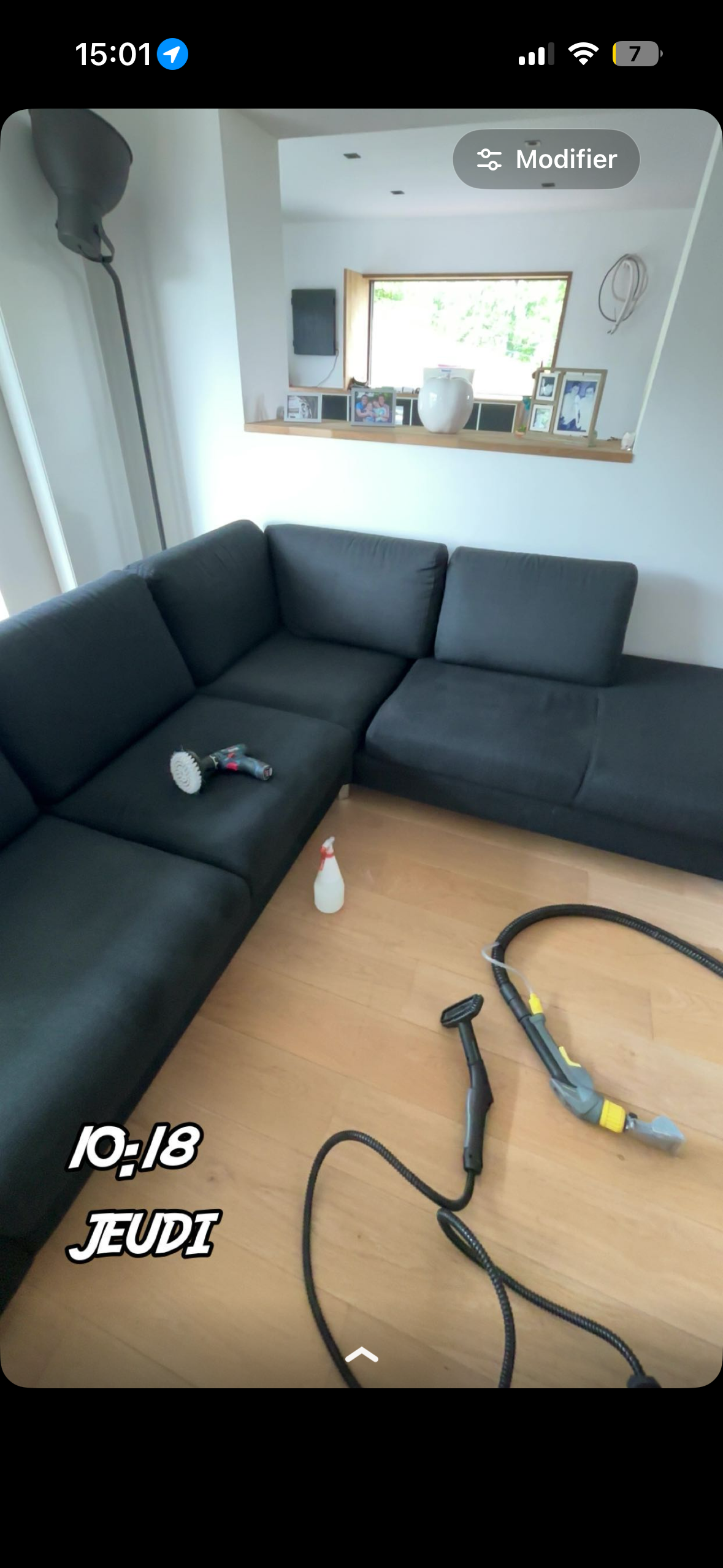 Nettoyage de textile